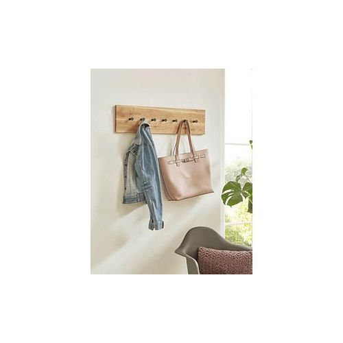 4001070223586 - Wandgarderobe 22358 braun Holz 7 Haken 800 x 200 cm 4001070223586 HAKU Möbel