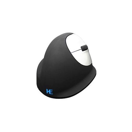 8719274491613 - r-go HE Ergo Vertical Mouse Größe M rechts Maus ergonomisch kabellos schwarz silber