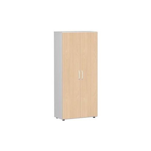 4038933486444 - Aktenschrank Flex S-385100-BL lichtgrau buche 4 Fachböden 800 x 420 x 1808 cm