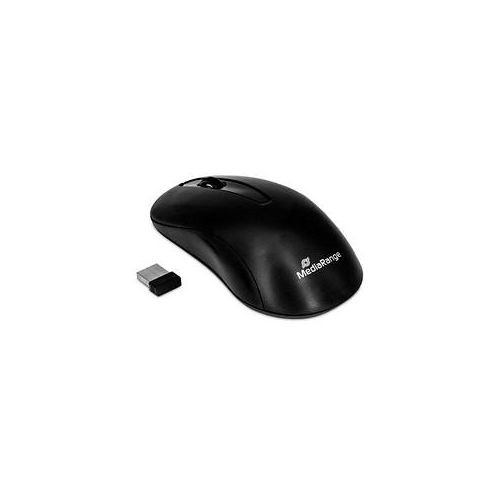 4260459619581 - Wireless Optical Mouse Black - Maus (Schwarz)