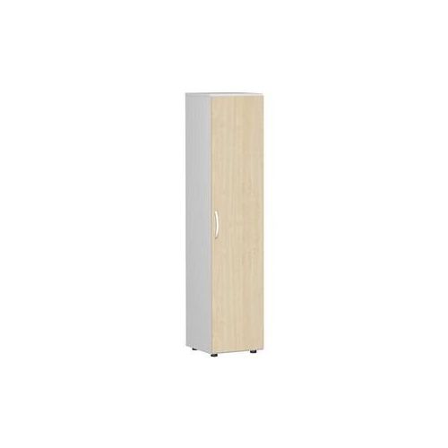 4038933486376 - Aktenschrank Flex S-345100-AL lichtgrau ahorn 4 Fachböden 400 x 420 x 1808 cm