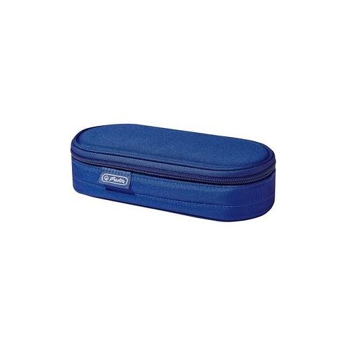 4008110521183 - herlitz Schlamper-Etui aus Nylon blau Klappe an Deckelklappe innen Reissverschlusstasche - 1 Stück (11415916)