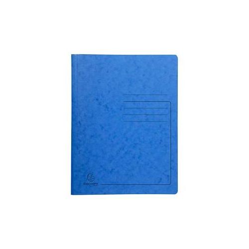 3130632402228 - Spiralhefter DIN A4 355g m² mit Beschriftungsfeld Colorspankarton blau