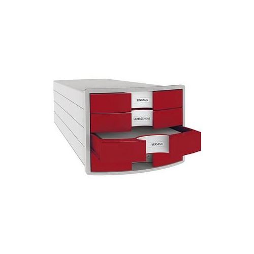 4012473101036 - Schubladenboxen Schubladenbox Impuls rot 1012-17 DIN C4 294 x 368 x 235 cm