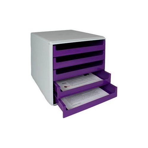 4009793841674 - Schubladenboxen Schubladenbox berry-violett 30050972 DIN A4 285 x 357 x 260 cm