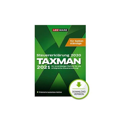 9783648144640 - LEXWARE TAXMAN Selbstständige 2021 (für das Steuerjahr 2020) Software Vollversion (Download-Link)