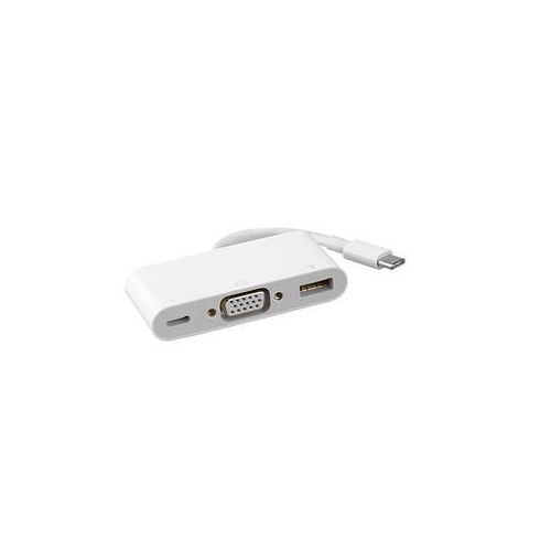 0888462075039 - USB Multiport-Hub USB-C Stecker > USB-A + USB-C + VGA-Buchse USB-Hub