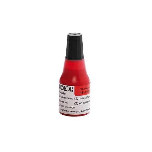 9004362493013 - Stempelfarbe CWEOSI25 mit Öl 25ml Flasche rot 25 Milliliter