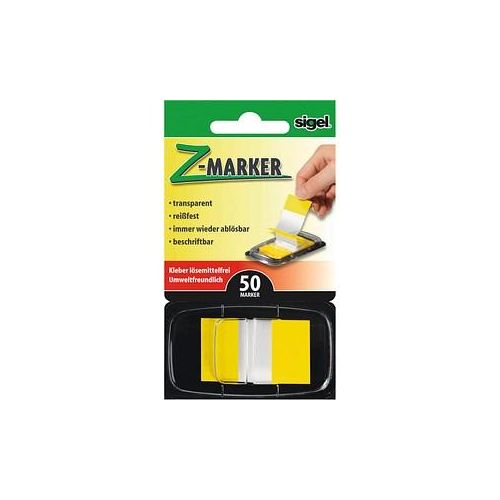 4004360891199 - Index Haftstreifen Z-Marker Standard gelb 4004360891199 50 Streifen