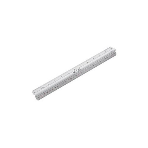 4027521111141 - Alu-Lineal E-1011400 silber 30cm mit Griffleiste 4027521111141 E-10114 00