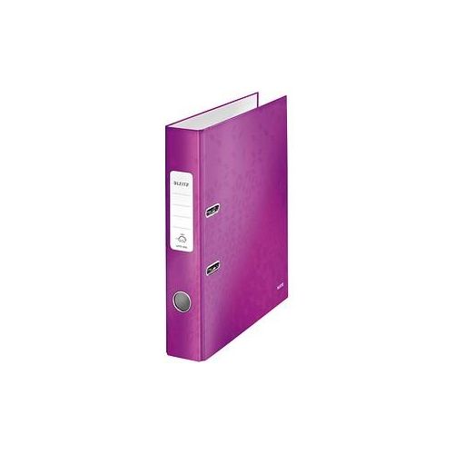 4002432104079 - LEITZ Ordner LEITZ WOW 180°ordn5cm violett Rückenbreite 5 cm DIN A4 Karton lila