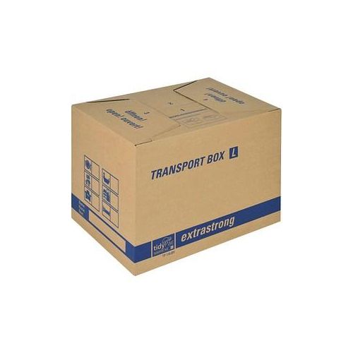 4033657962052 - Umzugskarton Transport Box L TP 110001010 braun bis DIN A3+ innen 500x350x355mm Wellpappe 4033657962052 10 Stück