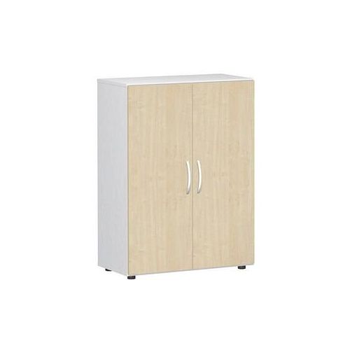 4038933486345 - Aktenschrank Flex S-383102-AW weiß ahorn 2 Fachböden 800 x 420 x 1104 cm