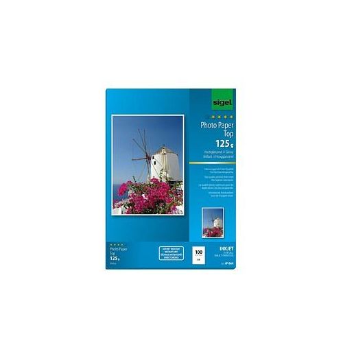 4004360996863 - Fotopapier Top IP 664 A4 für Inkjet 125g hochweiß hochglänzend einseitig bedruckbar 4004360996863 100 Blatt