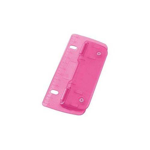 4003801801247 - Taschenlocher 67809 pink bis 03mm 3 Blatt mit Abheftfunktion