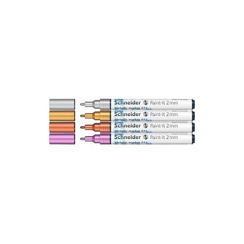 4004675151759 - Metallicmarker 011 PI 2 mm Set 1 4er Etui farbig sortiert 4004675151759 4 Satz