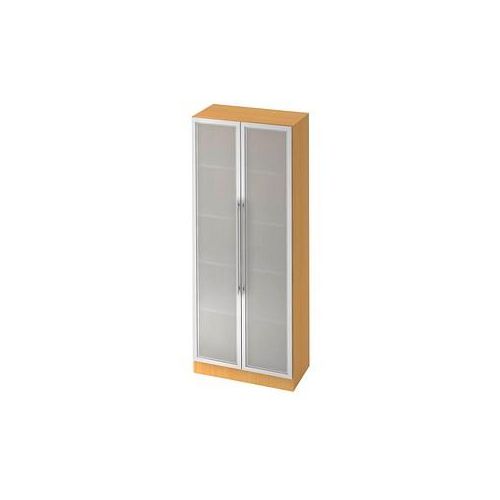 4032062026502 - Büroschrank 5 Ordnerhöhen BxTxH 800x420x2004mm Buche Silber