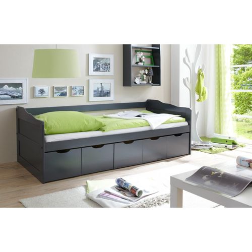 4250393877291 - Ticaa Sofabett mit Schubkästen Maria grau