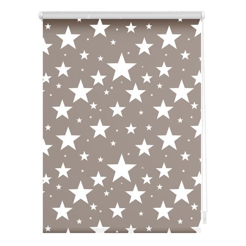 4250434146539 - Seitenzugrollo ORIGINAL Rollo Klemmfix ohne Bohren blickdicht Sterne Rollos Gr 150 cm stufenlos positionierbar 45 cm beige (beige weiß) Kinder Kinderzimmer-Rollos 4250434146539 - Seitenzugrollo ORIGINAL Rollo Klemmfix ohne Bohren blickdicht Sterne Rollos Gr 150 cm stufenlos positionierbar 45 cm beige (beige weiß) Kinder Kinderzimmer-Rollos