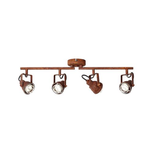 4004353296505 - Lampe Bente Spotrohr 4flg rostfarbend 4x PAR51 GU10 4W geeignet für Reflektorlampen (nicht enthalten) Köpfe schwenkbar Arme drehbar - Brilliant 4004353296505 - Lampe Bente Spotrohr 4flg rostfarbend 4x PAR51 GU10 4W geeignet für Reflektorlampen (nicht enthalten) Köpfe schwenkbar Arme drehbar - Brilliant