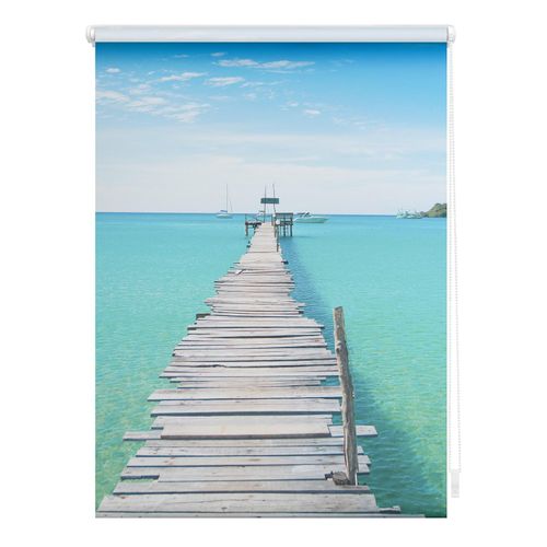 4250434138503 - Seitenzugrollo ORIGINAL Rollo Klemmfix ohne Bohren Verdunkelung El Mar - Blau Rollos Gr 150 cm stufenlos positionierbar 80 cm blau (blau weiß) Verdunkelungsrollos 4250434138503 - Seitenzugrollo ORIGINAL Rollo Klemmfix ohne Bohren Verdunkelung El Mar - Blau Rollos Gr 150 cm stufenlos positionierbar 80 cm blau (blau weiß) Verdunkelungsrollos