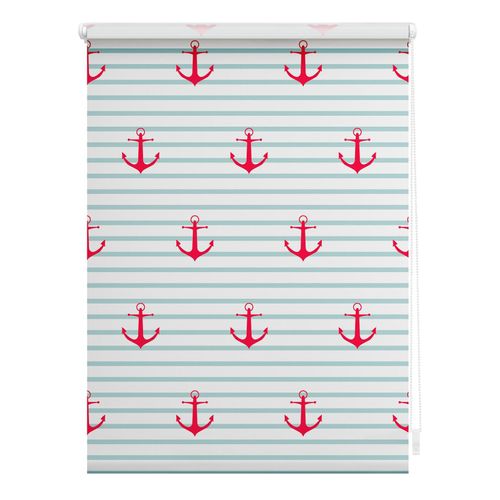 4250434138404 - Seitenzugrollo ORIGINAL Rollo Klemmfix ohne Bohren Verdunkelung Anker gestreift Rollos Gr 150 cm stufenlos positionierbar 45 cm bunt (türkis rot weiß) Verdunkelungsrollos 4250434138404 - Seitenzugrollo ORIGINAL Rollo Klemmfix ohne Bohren Verdunkelung Anker gestreift Rollos Gr 150 cm stufenlos positionierbar 45 cm bunt (türkis rot weiß) Verdunkelungsrollos