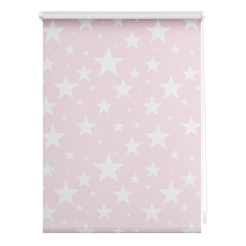 4250434146331 - Seitenzugrollo ORIGINAL Rollo Klemmfix ohne Bohren Verdunkelung Sterne Rollos rosa (rosa weiß) Verdunkelungsrollos 4250434146331 - Seitenzugrollo ORIGINAL Rollo Klemmfix ohne Bohren Verdunkelung Sterne Rollos rosa (rosa weiß) Verdunkelungsrollos