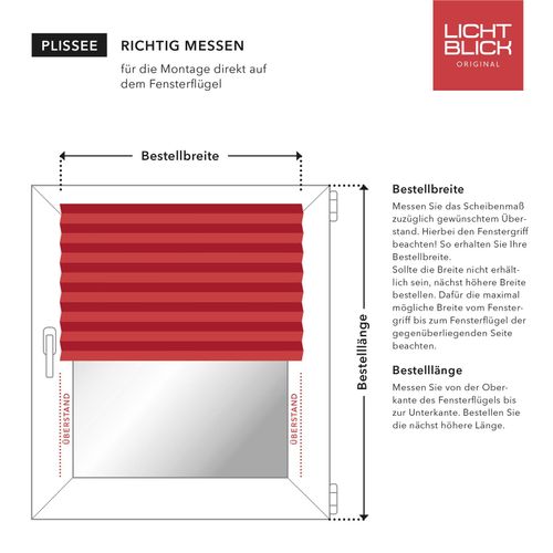 4251369820341 - Lichtblick Plissee Klemmfix ohne Bohren verspannt Verdunkelung - Beige 4251369820341 - Lichtblick Plissee Klemmfix ohne Bohren verspannt Verdunkelung - Beige