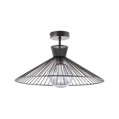 4004353394614 - Lampe Elmont Deckenleuchte 45cm schwarz matt 1x A60 E27 52W Für LED-Leuchtmittel geeignet - schwarz - Brilliant