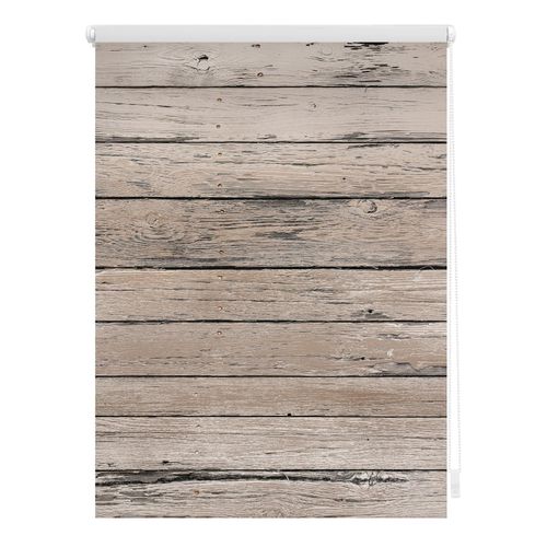 4251369835833 - Seitenzugrollo ORIGINAL Rollo Klemmfix ohne Bohren Verdunkelung Bretter-Vintage Rollos Gr 150 cm stufenlos positionierbar 120 cm braun (braun weiß) Kinder Kinderzimmer-Rollos 4251369835833 - Seitenzugrollo ORIGINAL Rollo Klemmfix ohne Bohren Verdunkelung Bretter-Vintage Rollos Gr 150 cm stufenlos positionierbar 120 cm braun (braun weiß) Kinder Kinderzimmer-Rollos