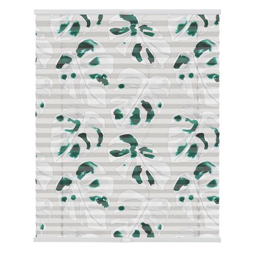 4251369829238 - Plissee ORIGINAL Plissee Klemmfix ohne Bohren blickdicht Monstera - Grün grün (grün weiß weiß) Plissees Kinder 130cm zweiseitig verschiebbar 80cm Obermaterial 100% Polyester B80cm H130cm 4251369829238 - Plissee ORIGINAL Plissee Klemmfix ohne Bohren blickdicht Monstera - Grün grün (grün weiß weiß) Plissees Kinder 130cm zweiseitig verschiebbar 80cm Obermaterial 100% Polyester B80cm H130cm