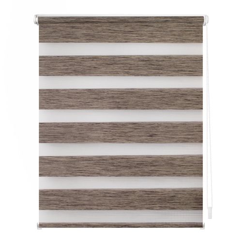 4250434154824 - Doppelrollo ORIGINAL Duo Rollo Klemmfix ohne Bohren meliert Rollos Gr 150 cm stufenlos positionierbar 90 cm braun (hellbraun weiß) Doppelrollos 4250434154824 - Doppelrollo ORIGINAL Duo Rollo Klemmfix ohne Bohren meliert Rollos Gr 150 cm stufenlos positionierbar 90 cm braun (hellbraun weiß) Doppelrollos
