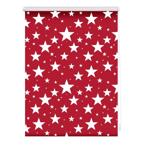 4250434146607 - Seitenzugrollo ORIGINAL Rollo Klemmfix ohne Bohren Verdunkelung Sterne Rollos rot (rot weiß) Verdunkelungsrollos 4250434146607 - Seitenzugrollo ORIGINAL Rollo Klemmfix ohne Bohren Verdunkelung Sterne Rollos rot (rot weiß) Verdunkelungsrollos
