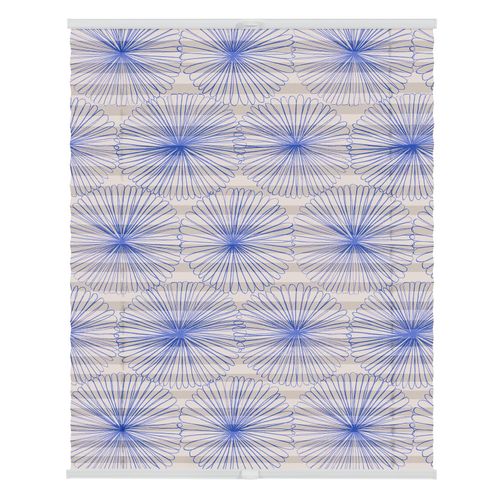 4251369829375 - Plissee ORIGINAL Plissee Klemmfix ohne Bohren blickdicht Flower wheel - Blau blau (blau weiß weiß) Plissees Kinder 130cm zweiseitig verschiebbar 90cm Obermaterial 100% Polyester B90cm H130cm 4251369829375 - Plissee ORIGINAL Plissee Klemmfix ohne Bohren blickdicht Flower wheel - Blau blau (blau weiß weiß) Plissees Kinder 130cm zweiseitig verschiebbar 90cm Obermaterial 100% Polyester B90cm H130cm