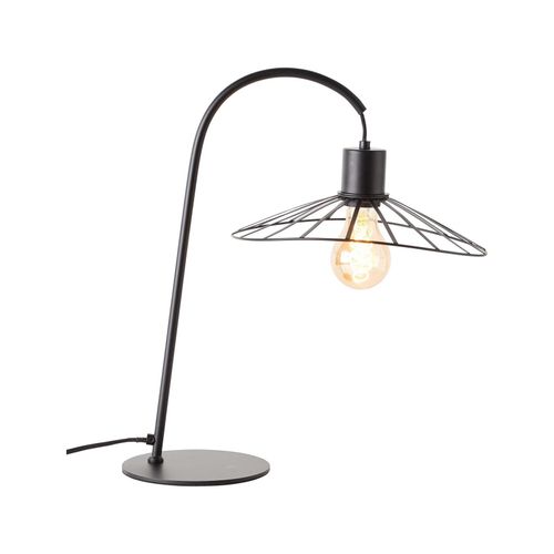 4004353393150 - Lampe Leika Tischleuchte schwarz matt 1x A60 E27 52W Mit Schnurzwischenschalter - schwarz - Brilliant 4004353393150 - Lampe Leika Tischleuchte schwarz matt 1x A60 E27 52W Mit Schnurzwischenschalter - schwarz - Brilliant