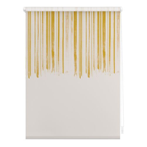 4251369827401 - Seitenzugrollo ORIGINAL Rollo Klemmfix ohne Bohren Verdunkelung Flowing Honey - Gelb Rollos Gr 150 cm stufenlos positionierbar 60 cm gelb (gelb weiß) Kinder Kinderzimmer-Rollos 4251369827401 - Seitenzugrollo ORIGINAL Rollo Klemmfix ohne Bohren Verdunkelung Flowing Honey - Gelb Rollos Gr 150 cm stufenlos positionierbar 60 cm gelb (gelb weiß) Kinder Kinderzimmer-Rollos