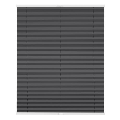 4251369813602 - Lichtblick Plissee Klemmfix ohne Bohren verspannt blickdicht Hitzeschutz - Anthrazit