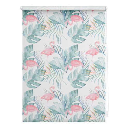 4250434138220 - Lichtblick Rollo Klemmfix ohne Bohren blickdicht Flamingo - Rosa Grün 4250434138220 - Lichtblick Rollo Klemmfix ohne Bohren blickdicht Flamingo - Rosa Grün