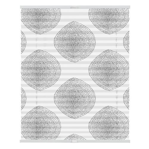 4251369829467 - Plissee ORIGINAL Plissee Klemmfix ohne Bohren blickdicht Stripy Boho Drop - Weiß Plissees Gr 130 cm zweiseitig verschiebbar 90 cm weiß (weiß weiß weiß) Kinder Kinderzimmer-Plissees