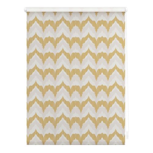 4251369827548 - Seitenzugrollo ORIGINAL Rollo Klemmfix ohne Bohren Verdunkelung Boho Zig Zag - Gelb Rollos Gr 150 cm stufenlos positionierbar 70 cm gelb (gelb weiß) Kinder Kinderzimmer-Rollos 4251369827548 - Seitenzugrollo ORIGINAL Rollo Klemmfix ohne Bohren Verdunkelung Boho Zig Zag - Gelb Rollos Gr 150 cm stufenlos positionierbar 70 cm gelb (gelb weiß) Kinder Kinderzimmer-Rollos