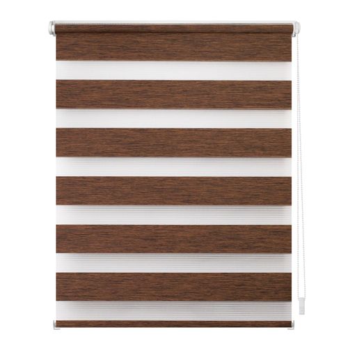 4250434154954 - Doppelrollo ORIGINAL Duo Rollo Klemmfix ohne Bohren meliert Rollos Gr 220 cm stufenlos positionierbar 90 cm braun (dunkelbraun weiß) Doppelrollos 4250434154954 - Doppelrollo ORIGINAL Duo Rollo Klemmfix ohne Bohren meliert Rollos Gr 220 cm stufenlos positionierbar 90 cm braun (dunkelbraun weiß) Doppelrollos