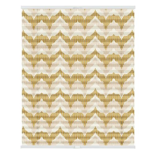 4251369828620 - Plissee ORIGINAL Plissee Klemmfix ohne Bohren blickdicht Boho Zig Zag - Gelb Plissees Gr 130 cm zweiseitig verschiebbar 45 cm gelb (gelb weiß weiß) Kinder Kinderzimmer-Plissees 4251369828620 - Plissee ORIGINAL Plissee Klemmfix ohne Bohren blickdicht Boho Zig Zag - Gelb Plissees Gr 130 cm zweiseitig verschiebbar 45 cm gelb (gelb weiß weiß) Kinder Kinderzimmer-Plissees