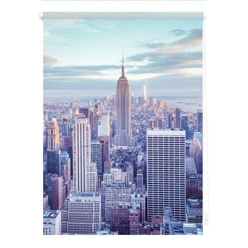 4251369835680 - Seitenzugrollo ORIGINAL Rollo Klemmfix ohne Bohren Verdunkelung New York - Blau Rollos Gr 120 cm stufenlos positionierbar 150 cm blau (blau weiß) Kinder Kinderzimmer-Rollos 4251369835680 - Seitenzugrollo ORIGINAL Rollo Klemmfix ohne Bohren Verdunkelung New York - Blau Rollos Gr 120 cm stufenlos positionierbar 150 cm blau (blau weiß) Kinder Kinderzimmer-Rollos