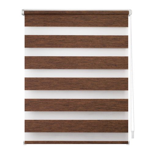 4250434154916 - Doppelrollo ORIGINAL Duo Rollo Klemmfix ohne Bohren meliert Rollos Gr 150 cm stufenlos positionierbar 90 cm braun (dunkelbraun weiß) Doppelrollos 4250434154916 - Doppelrollo ORIGINAL Duo Rollo Klemmfix ohne Bohren meliert Rollos Gr 150 cm stufenlos positionierbar 90 cm braun (dunkelbraun weiß) Doppelrollos