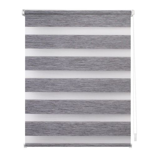 4250434154770 - Doppelrollo ORIGINAL Duo Rollo Klemmfix ohne Bohren meliert Rollos Gr 220 cm stufenlos positionierbar 90 cm grau (dunkelgrau weiß) Doppelrollos 4250434154770 - Doppelrollo ORIGINAL Duo Rollo Klemmfix ohne Bohren meliert Rollos Gr 220 cm stufenlos positionierbar 90 cm grau (dunkelgrau weiß) Doppelrollos