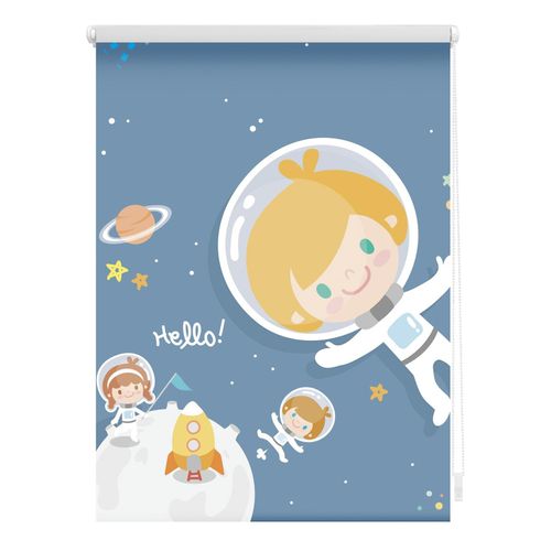 4250434125299 - Seitenzugrollo ORIGINAL Klemmfix Digital Astronaut Rollos Gr 150 cm 90 cm blau (blau weiß) Kinder Kinderzimmer-Rollos bedruckt 4250434125299 - Seitenzugrollo ORIGINAL Klemmfix Digital Astronaut Rollos Gr 150 cm 90 cm blau (blau weiß) Kinder Kinderzimmer-Rollos bedruckt
