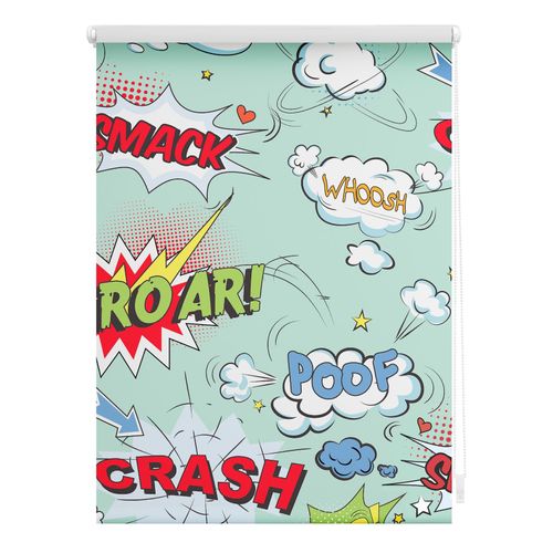 4250434119083 - Lichtblick Rollo Klemmfix ohne Bohren blickdicht Crash - Bunt 4250434119083 - Lichtblick Rollo Klemmfix ohne Bohren blickdicht Crash - Bunt
