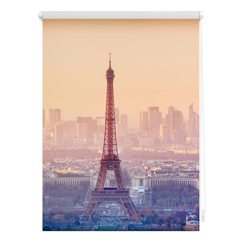 4250434120775 - Lichtblick Rollo Klemmfix ohne Bohren blickdicht Eiffelturm - Orange 4250434120775 - Lichtblick Rollo Klemmfix ohne Bohren blickdicht Eiffelturm - Orange