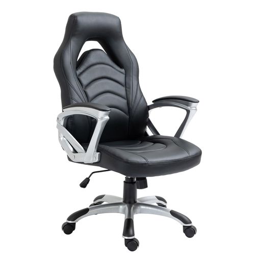 4251756435370 - Gaming Bürostuhl Foxton Kunstleder I Höhenverstellbarer Schreibtischstuhl I Drehstuhl Mit Gepolsterten Armlehnen 4251756435370 - Gaming Bürostuhl Foxton Kunstleder I Höhenverstellbarer Schreibtischstuhl I Drehstuhl Mit Gepolsterten Armlehnen