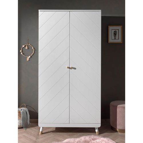 5420070236126 - VIPACK - Billy Kleiderschrank mit 2 Türen Ausf Satin Weiß 5420070236126 - VIPACK - Billy Kleiderschrank mit 2 Türen Ausf Satin Weiß